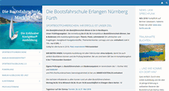 Desktop Screenshot of die-bootsfahrschule.de